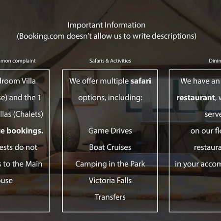 Chobe House Villa And Chalets Касане Екстер'єр фото