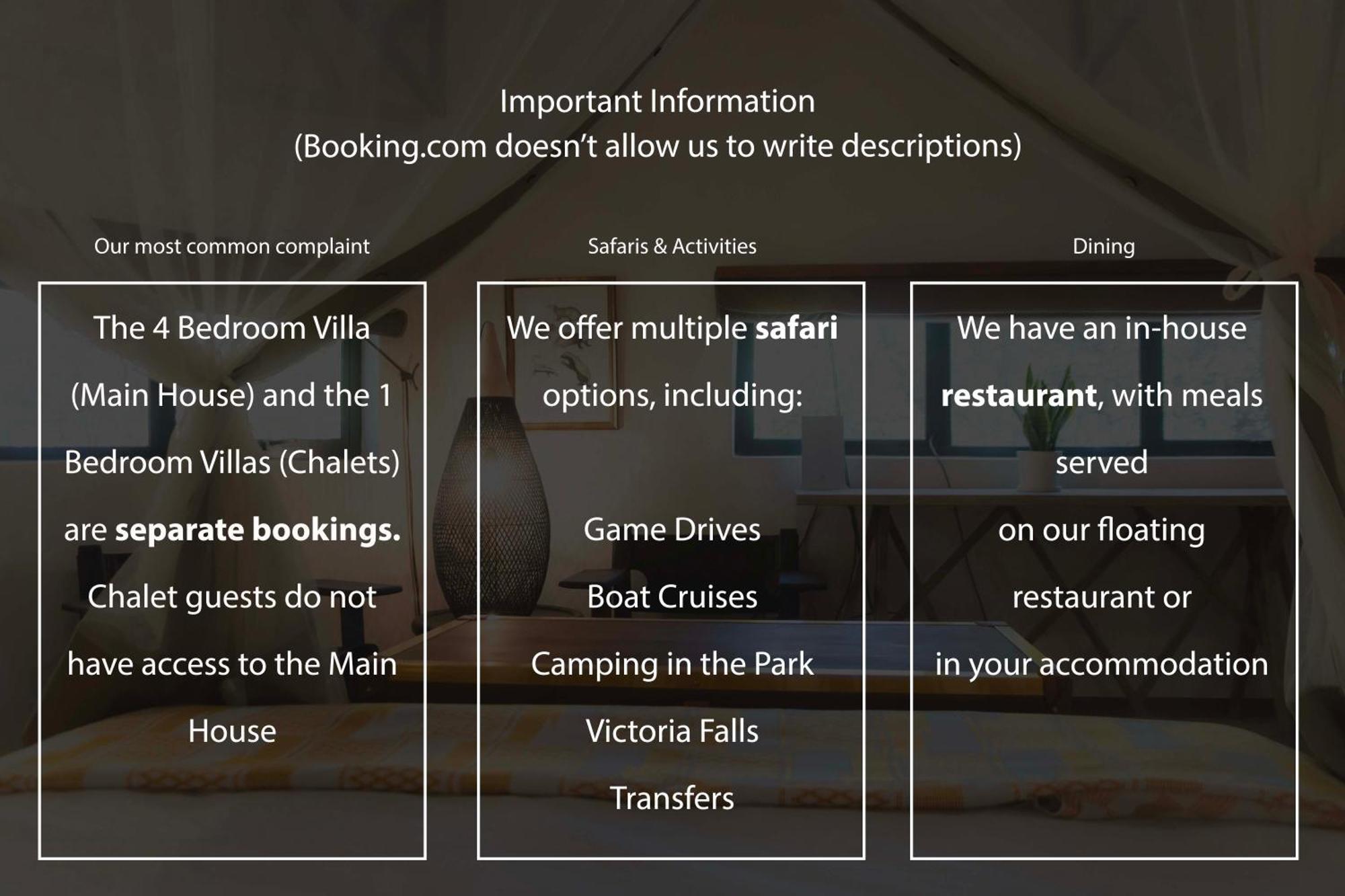 Chobe House Villa And Chalets Касане Екстер'єр фото